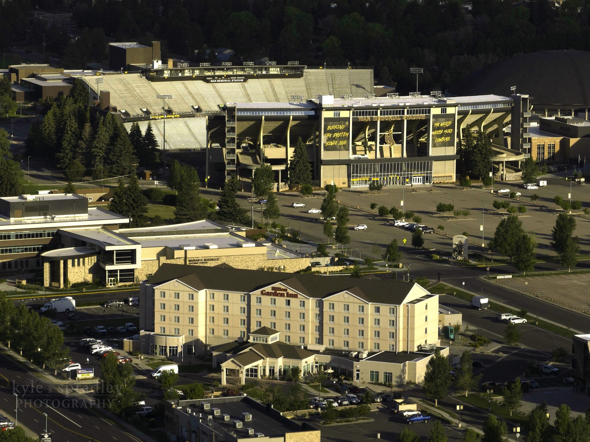 Hilton Garden Inn Laramie — Aerial view